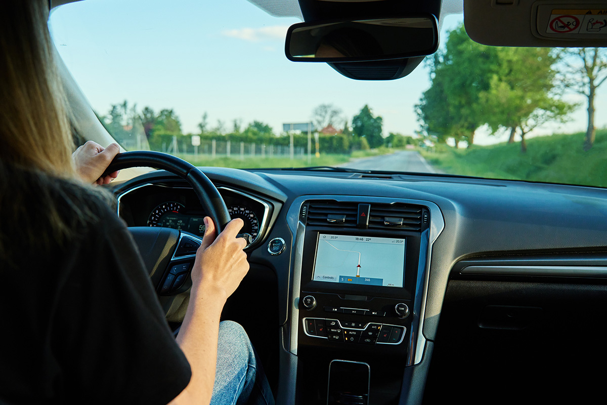 遠くにピントを合わせる